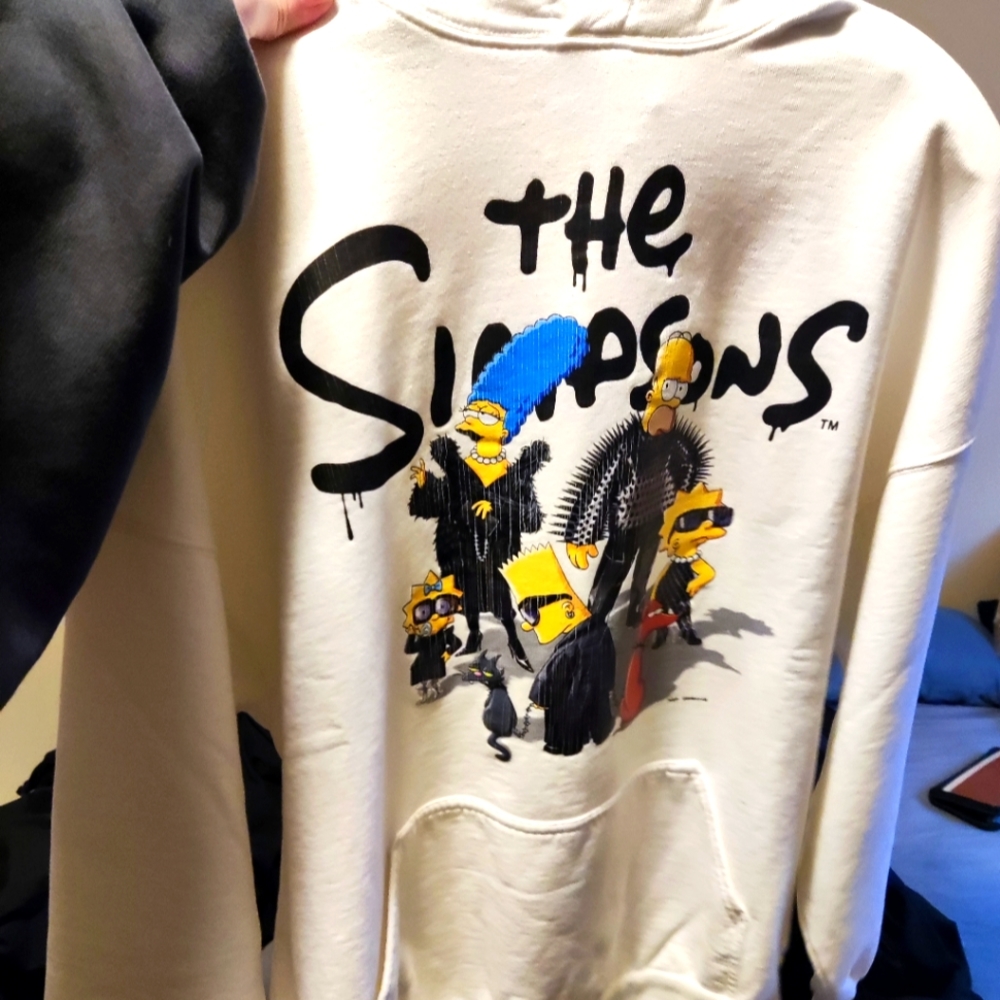brand new balenciaga simpsons hoodie